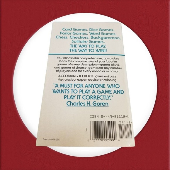 According to Hoyle: The Up-to-Date Edition of the World-Famous Book on Rules... - Picture 4 of 4
